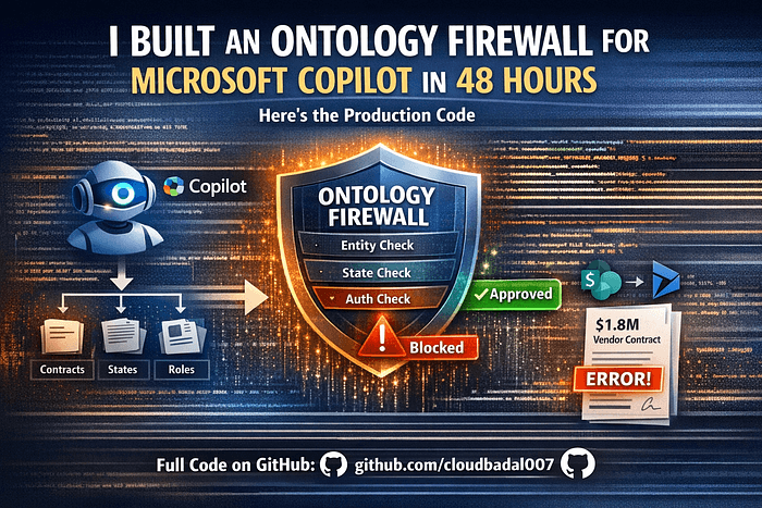 Why AI Needs a Safety Net: The Case for an Ontology Firewall