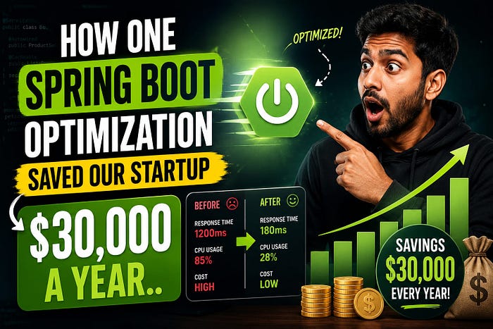 Spring Boot Tweaks Save Startup $30K Annually