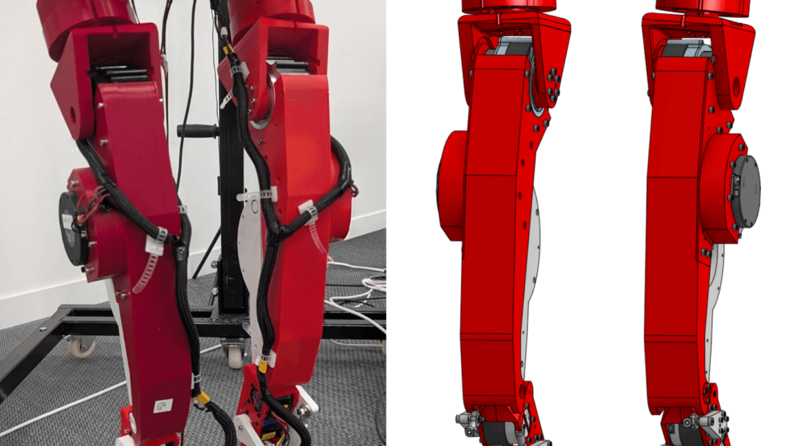 3D-Printed Humanoid Legs: A Leap for AI Robotics, Not for Races