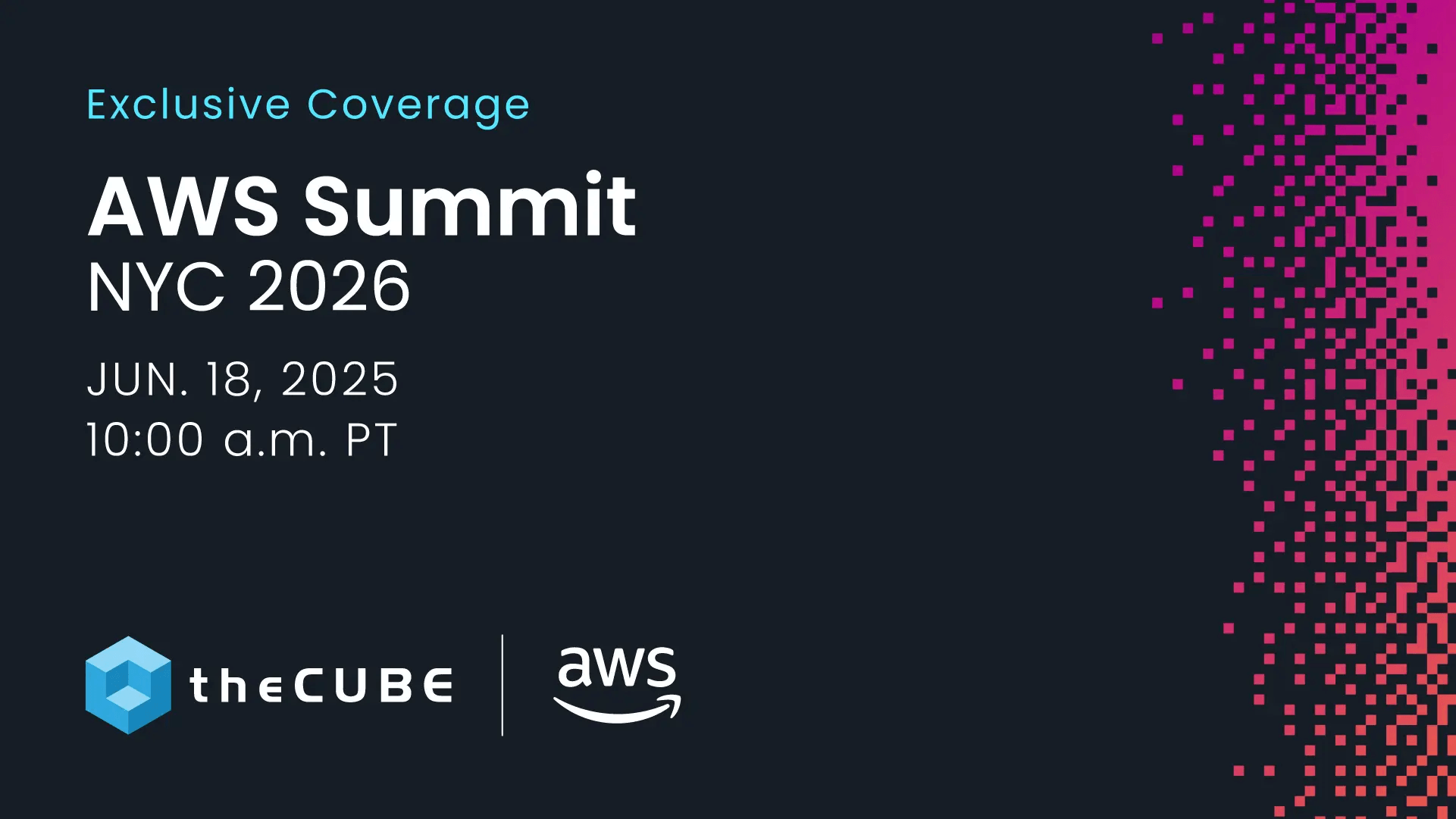 What to expect at AWS Summit NYC: Join theCUBE June 18