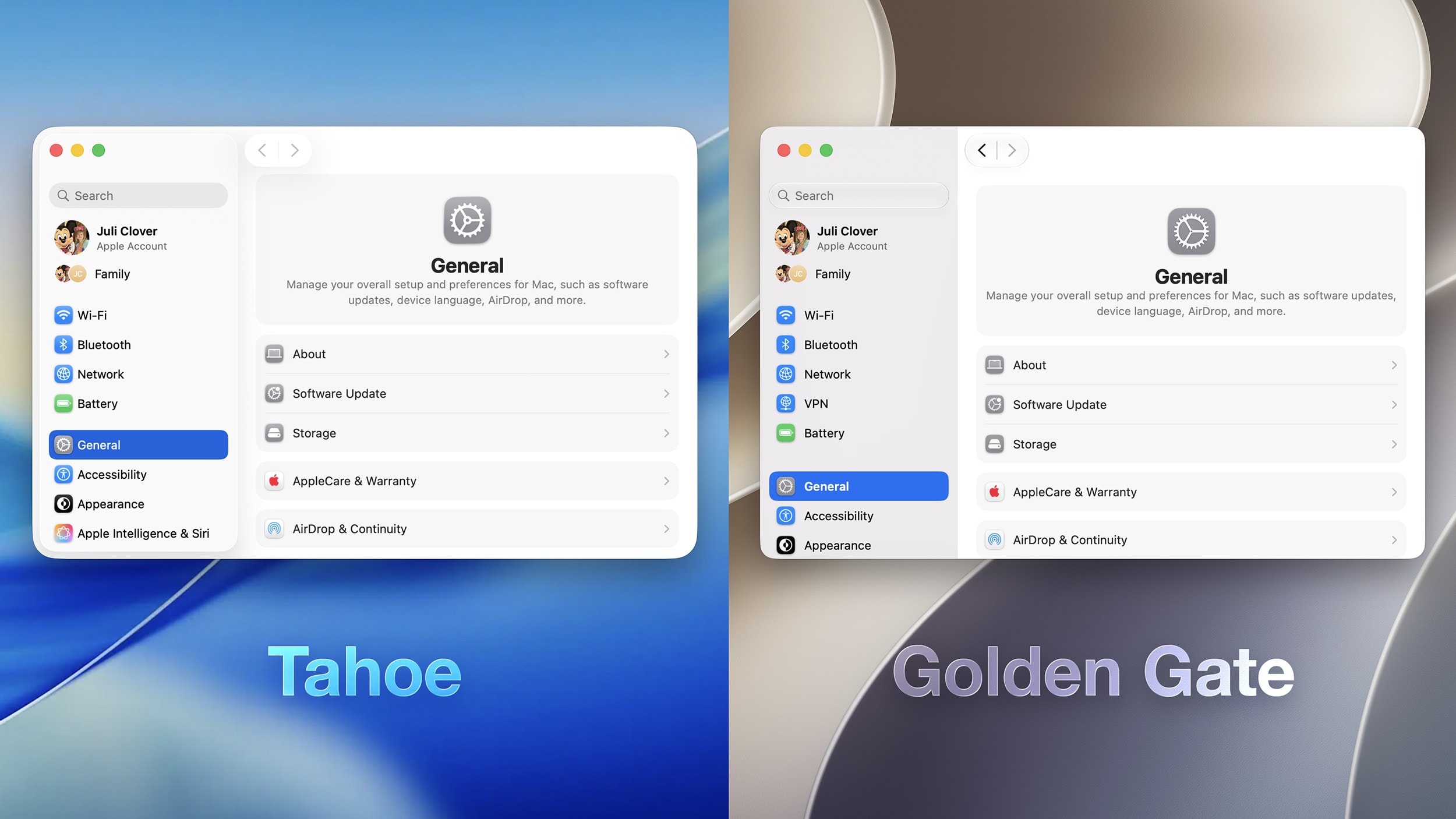 Apple's Liquid Glass Gets a Makeover in macOS Golden Gate