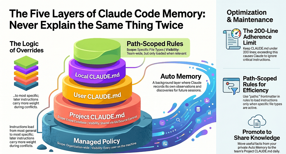 Mastering AI Memory: Claude Code's Layered Approach