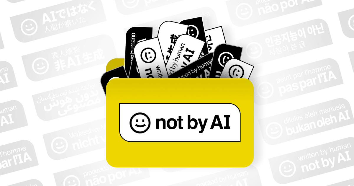 Is the 'Not By AI' Movement Gaining Ground?