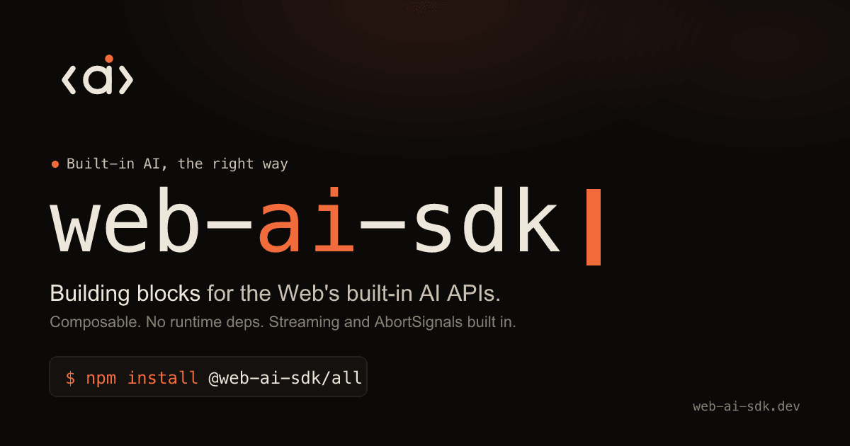 Why Web AI SDKs Might Miss the Mark