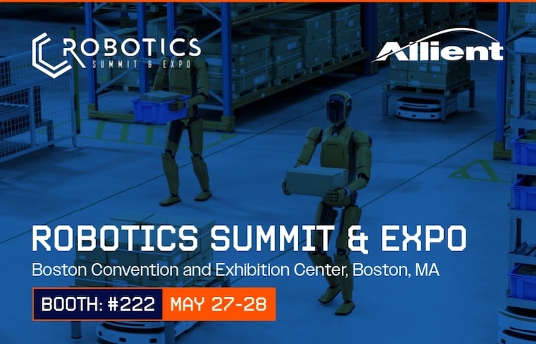 Allient's Precision Motors Gear Up for Robotics Summit